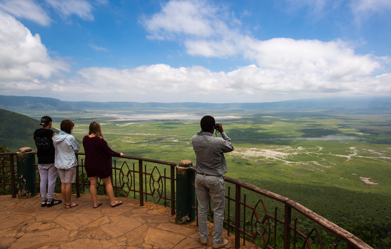 A view of Ngorongoro Crater